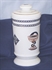 Kép Porcelán tégely 200 g, aranyozott kígyó-kehely dekorral